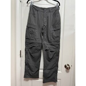 REI Co-op Men Convertible Hiking Pants Zip Off Cargo Grey 30W x 30L Gorpcore